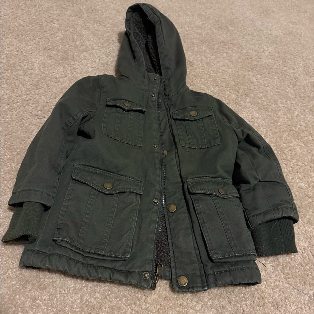 Urban Republic Olive Hooded Puffer Jacket